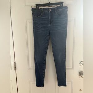 American Eagle Dark Blue High Rise Jeans